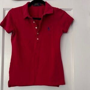 Polo by Ralph Lauren Women's Scarlet Short Sleeve Polo